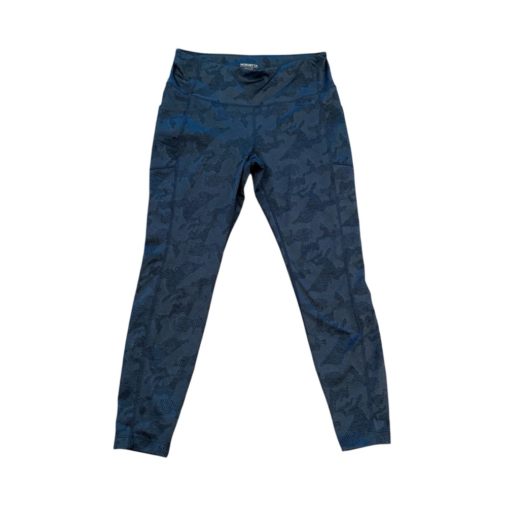Women’s M Mondetta Leggings - light camo black/dark grey